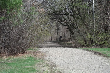 A gravel trail