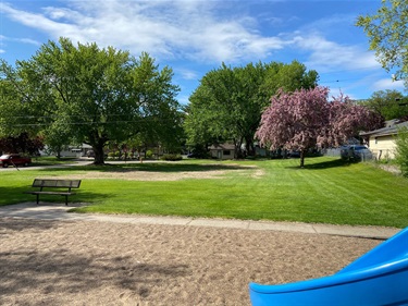 View of open space and skating rink